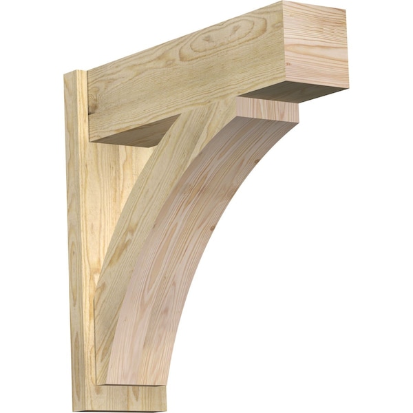 Ekena Millwork Thorton Block Rough Sawn Outlooker, Douglas Fir, 8"W x 28"D x 28"H OUT08X28X28THR05RDF - main